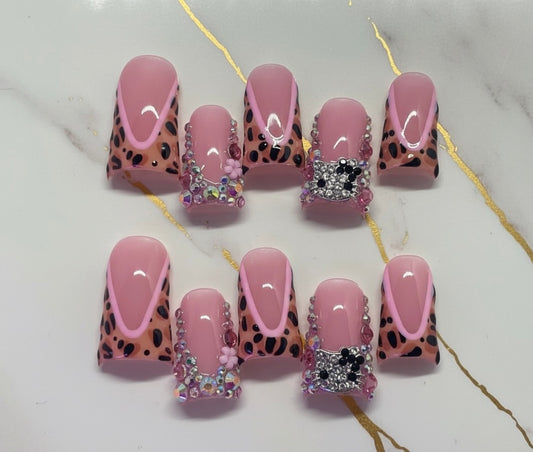 Cheetah Duck Nail Set