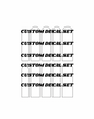 Custom Waterslide Nail Decal Set