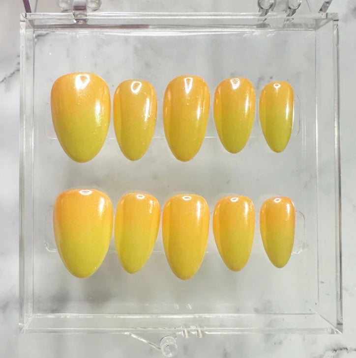 Yellow Mellow Glossy Ombré Set