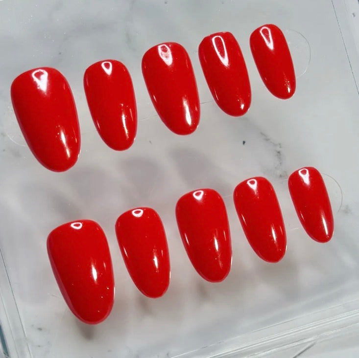 Acrylic Red Glossy Solid Set