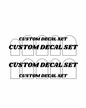 Custom Waterslide Nail Decal Set