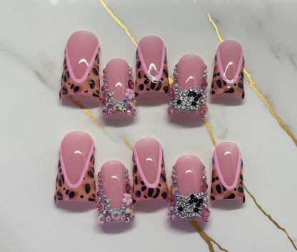 Cheetah Duck Nail Set