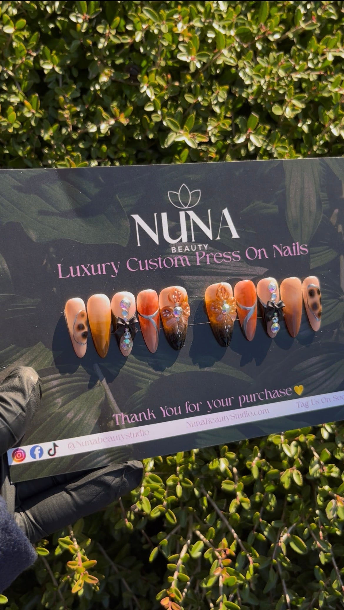 Orange Ember Custom Gel Set