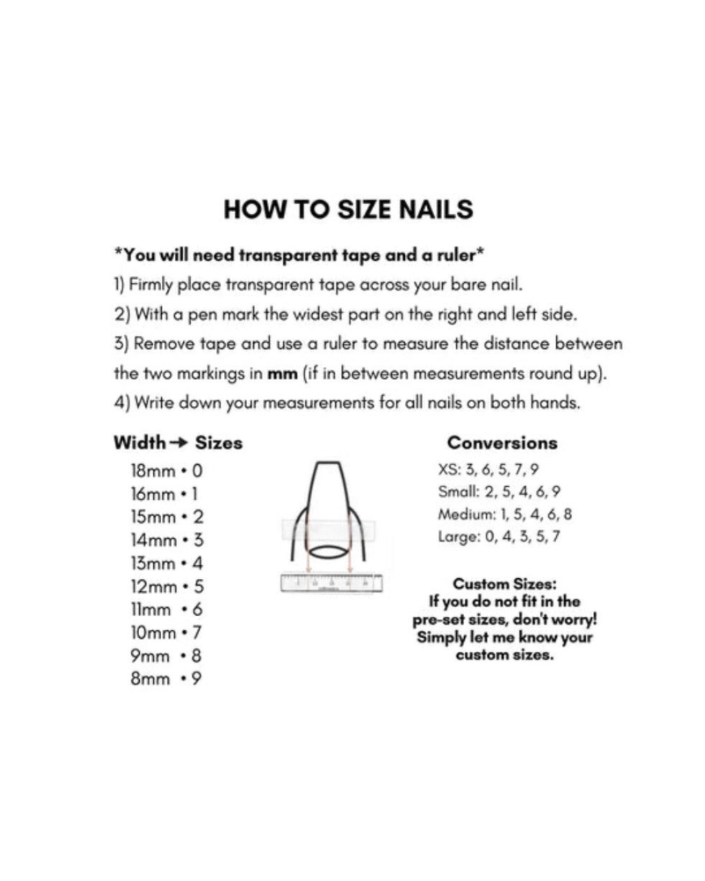 Fine China Press On Nails