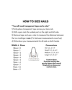 Fine China Press On Nails